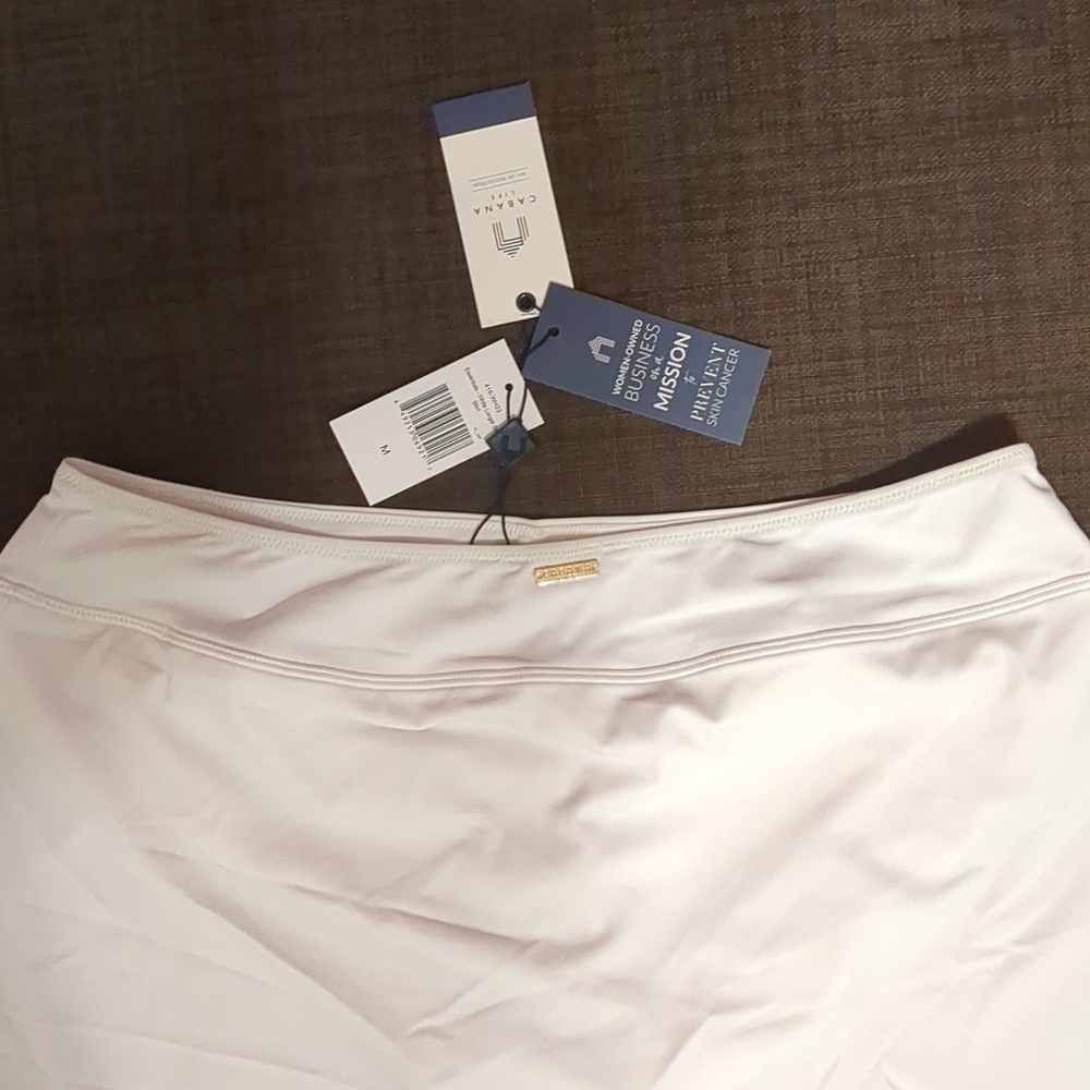 CABANA LIFE White Longer Swim Skirt UPF 50+UV protection - Essential - NEW - Picture 4 of 17